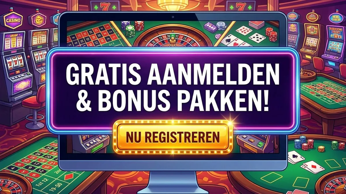 Registreren met bonus